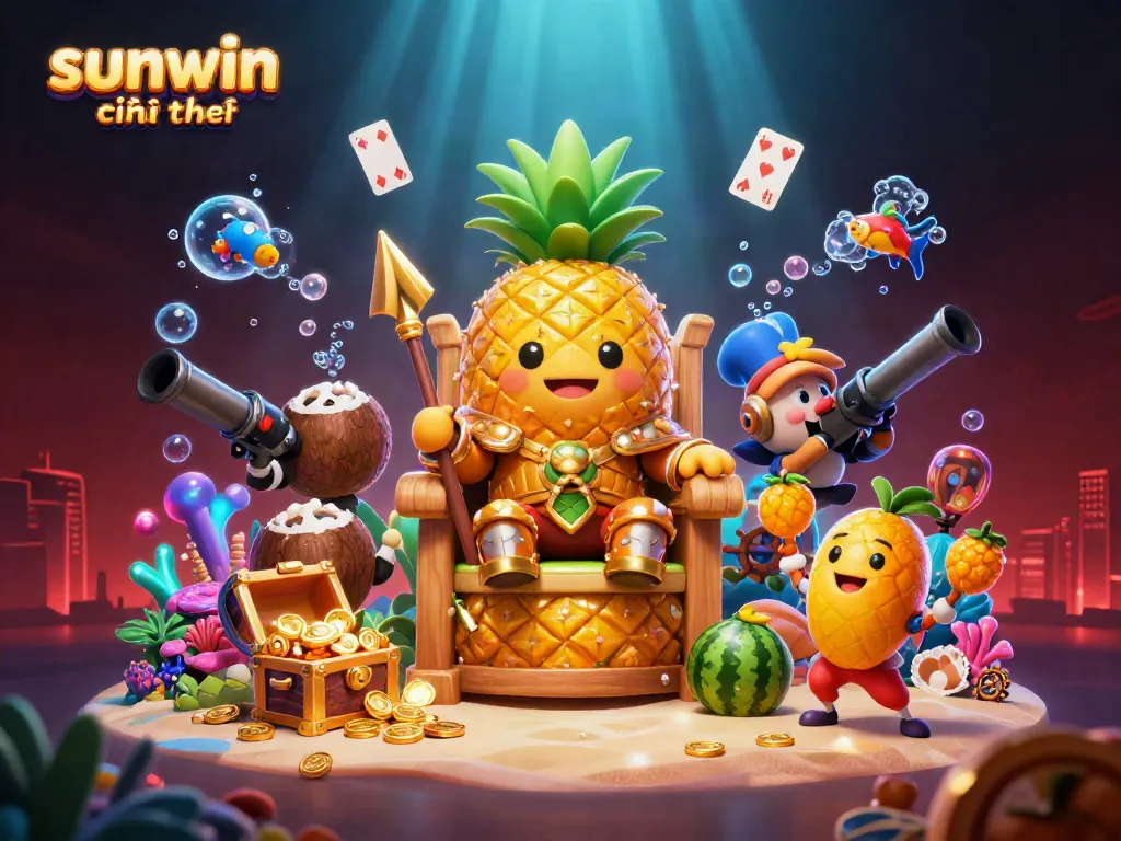 Experience the sunwin chính thức gaming adventure with vibrant casino-themed characters and dynamic action.