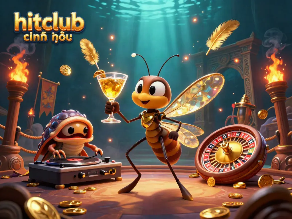 Experience vibrant gaming excitement with hitclub chính thức, featuring unique 3D characters and casino elements.