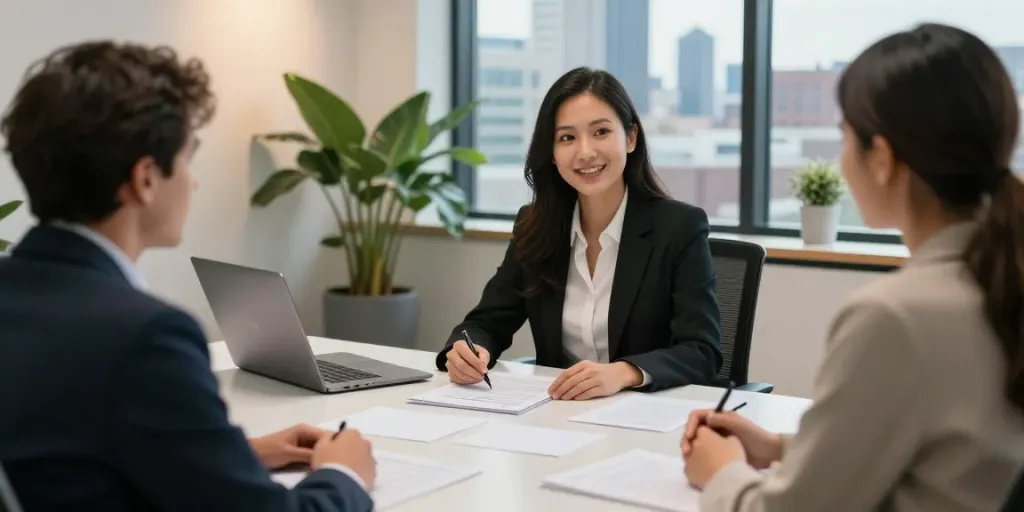 Payday Loans Co Edmonton consultation in a professional office setting