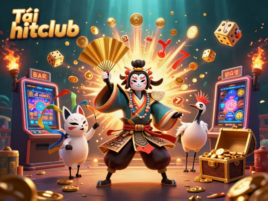 Experience Tải hitclub with a vibrant 3D casino scene showcasing action and excitement.