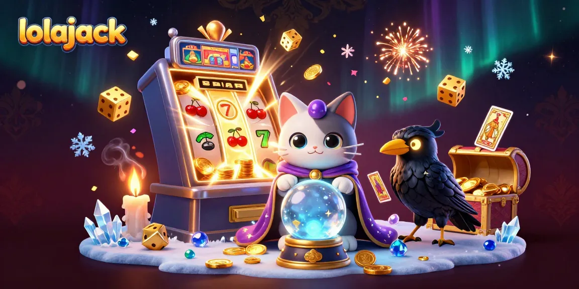 Experience the thrill of gaming at lolajack with vibrant slots and magical casino elements.